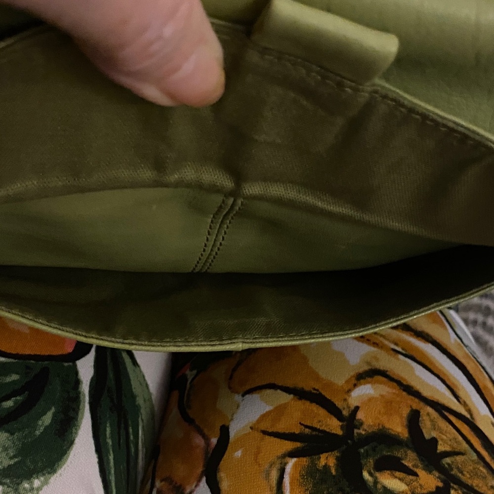 Fossil Green Leather Women's Bag - Picture 9 of 16